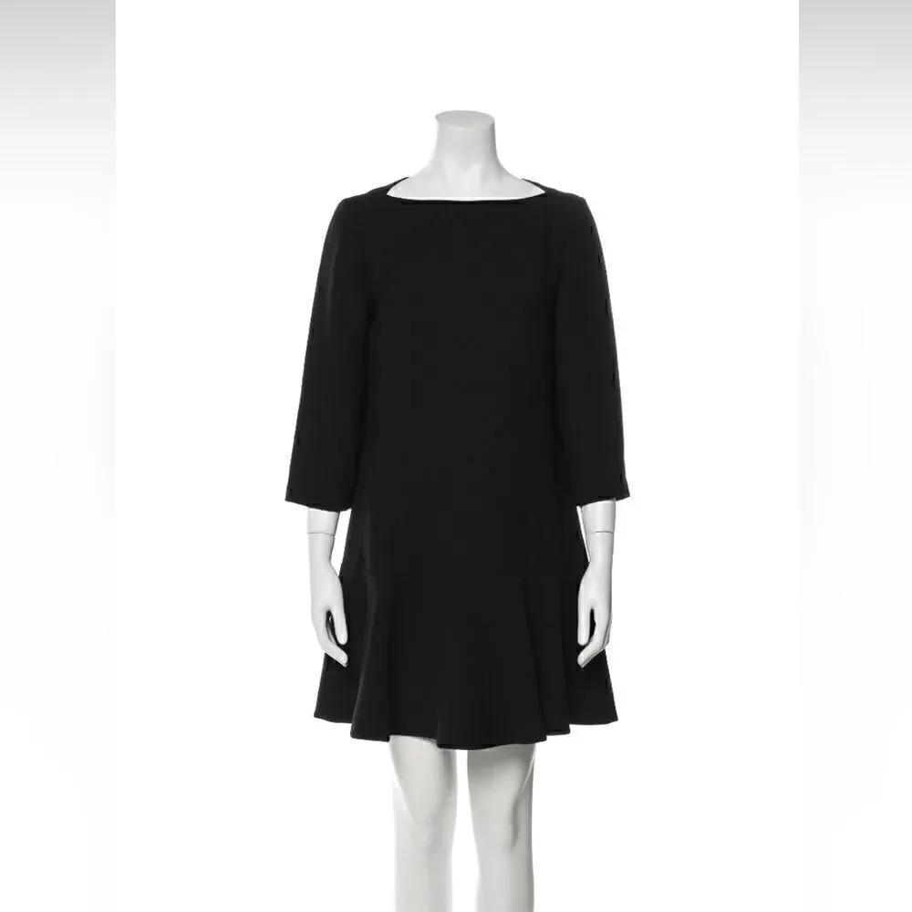 Kate Spade Black Boat Neck Mini Dress 2
